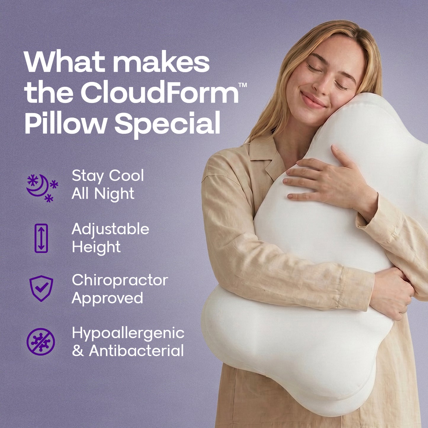 MySomnii™ CloudForm Pillow